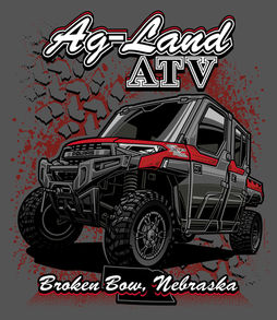 Custom T-shirt artwork for Ag Land Atv