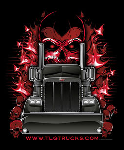Custom T-shirt artwork for Tlg Peterbilt Of Charlotte