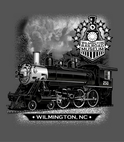 Custom T-shirt artwork for Wilmington Railroad Museum