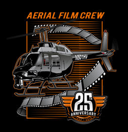 Custom T-shirt artwork for Helivision