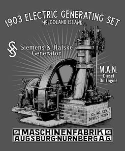 Custom T-shirt artwork for Cool Spring Power Museum