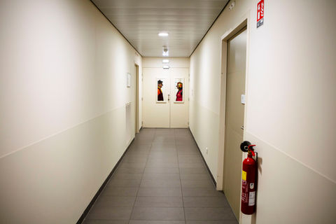 Les Givrés du Plumeau à l'EHPAD de l'hôpital de Monségur. ©Atelier Pallagès