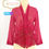 Thumbnail: Size L: Pink Bird on Fuscia Kebaya