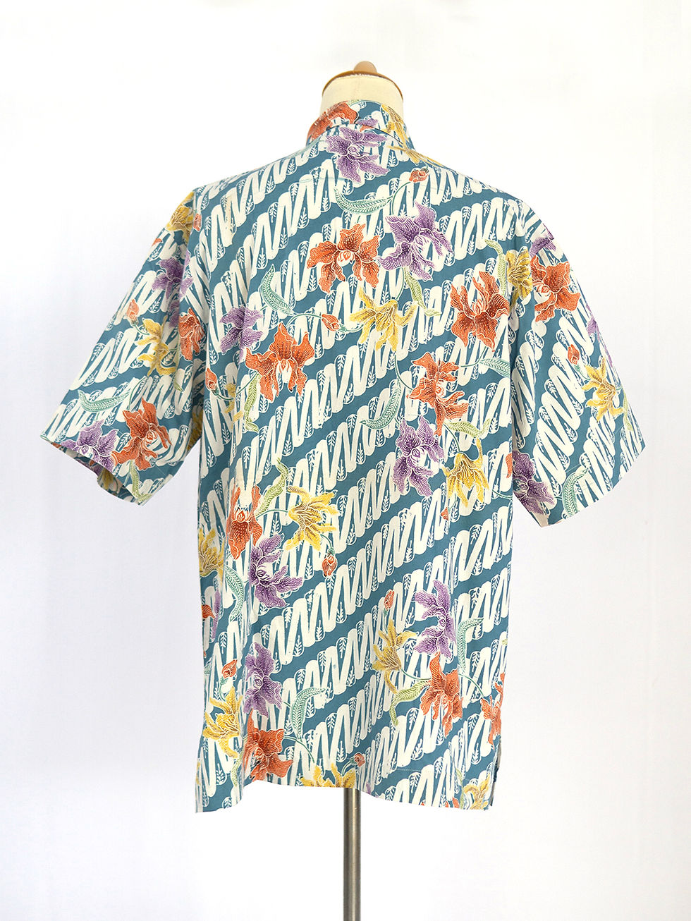 Thumbnail: SBMS: size XXL Orchid Turquoise on Cotton. No Lining