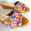Thumbnail: Geometric Animals on Beaded Shoe. Size 7 / Eur 38 / 24.5cm