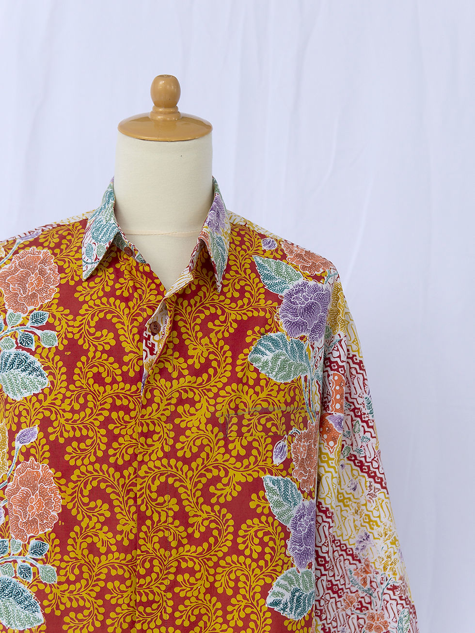 Thumbnail: SBML: size XXL Butterfly Orange on Cotton. No Lining.