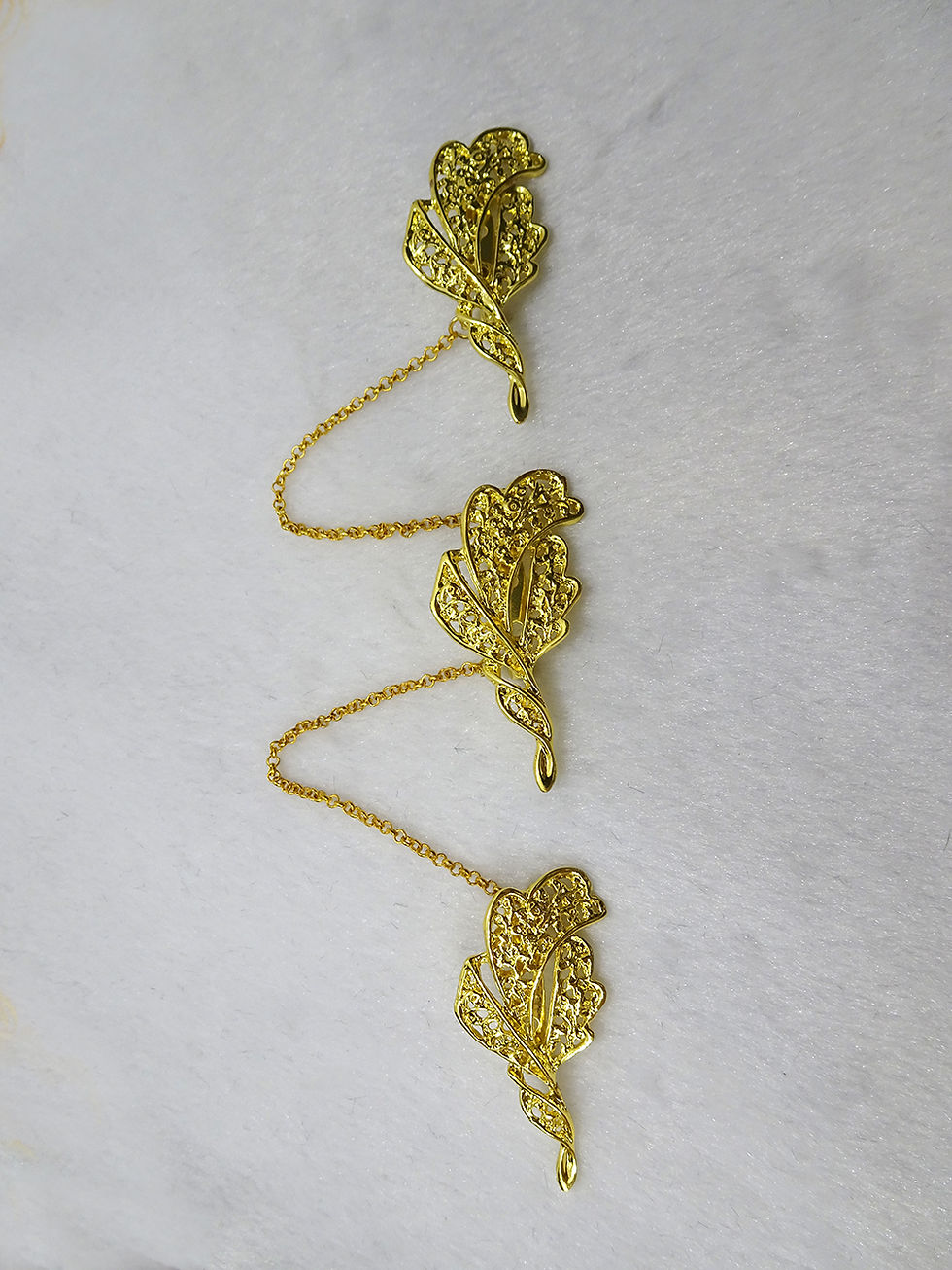 Kerosang Gold Leaves D