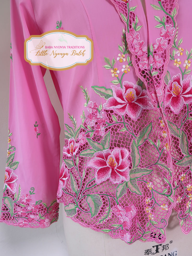 Heirloom Kebaya Top (Blush Pink Eyelet)
