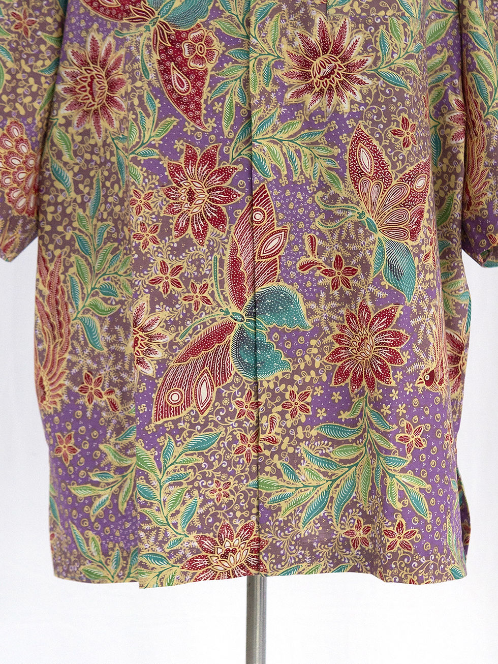 Thumbnail: HDMS: Size 6XL Hand-print Colorful Butterfly on Cotton. No Lining