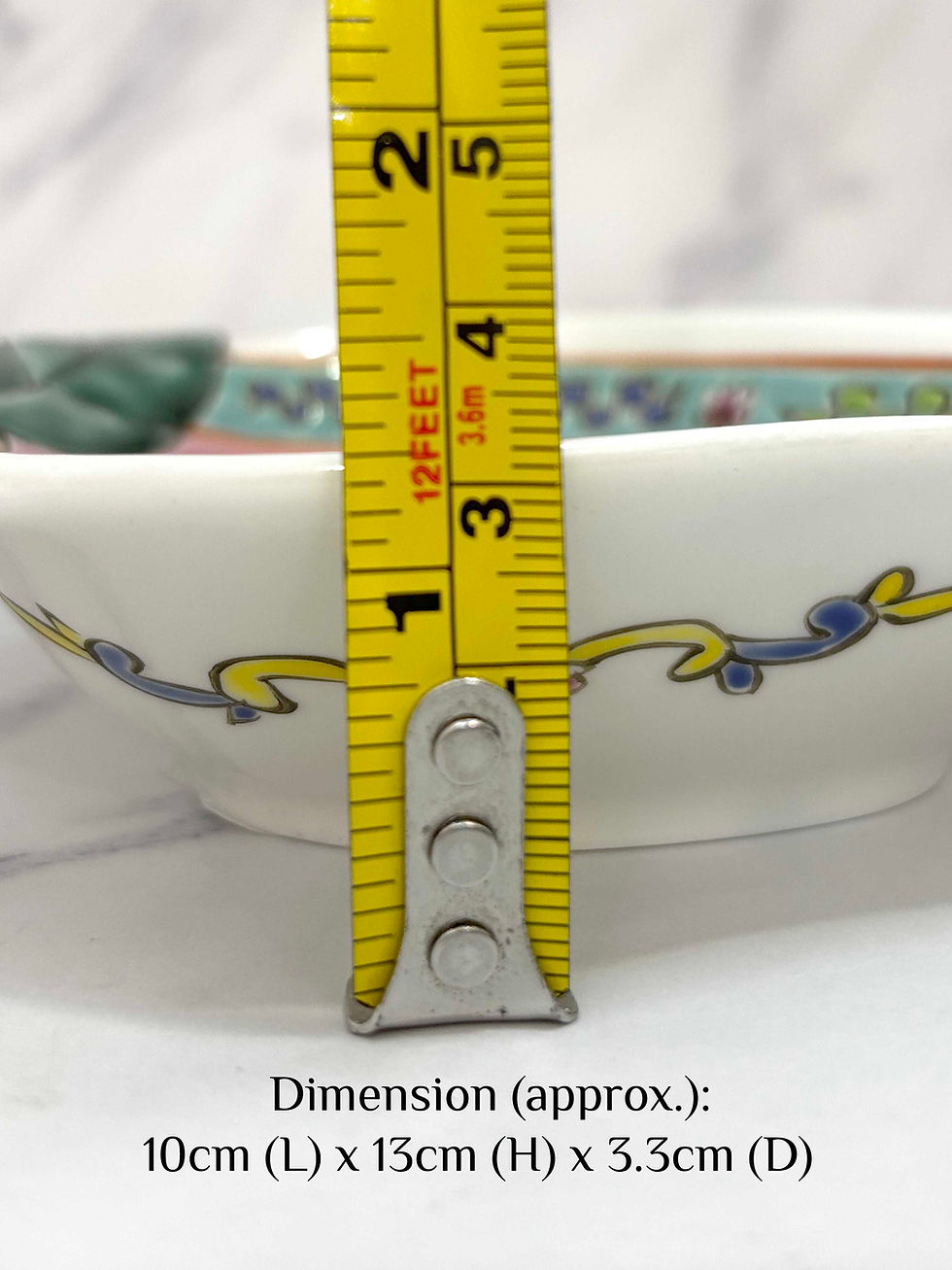 Thumbnail: Porcelain Peony Apple-Shaped (B) Sauce Dish