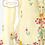 Thumbnail: Size S: Vintage Red Flowers on Cream Kebaya