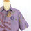 Thumbnail: HDMS: Size L Hand-print Bird Purple on Cotton. No Lining
