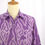 Thumbnail: HDML:Size M Hand-drawn Long Shirt Cloud Purple on Cotton