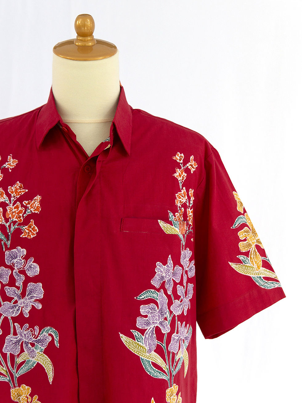 Thumbnail: SBMS: size L Orchid Red on Cotton. No Lining