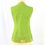 Thumbnail: Size S Sleeveless Kebaya Cotton: Orchid on Lime