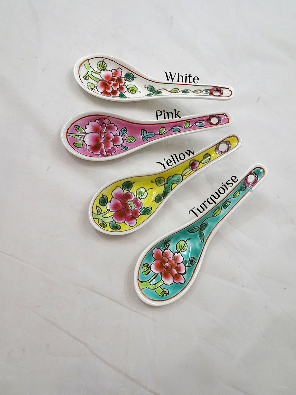 Thumbnail: Soup Spoon Peony 2pc Assorted Color