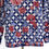 Thumbnail: SBML: size XXL Red Bird Blue on Cotton. No Lining