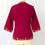 Thumbnail: Size L 3/4 Sleeve Kebaya Cotton: Small Flower on Magenta