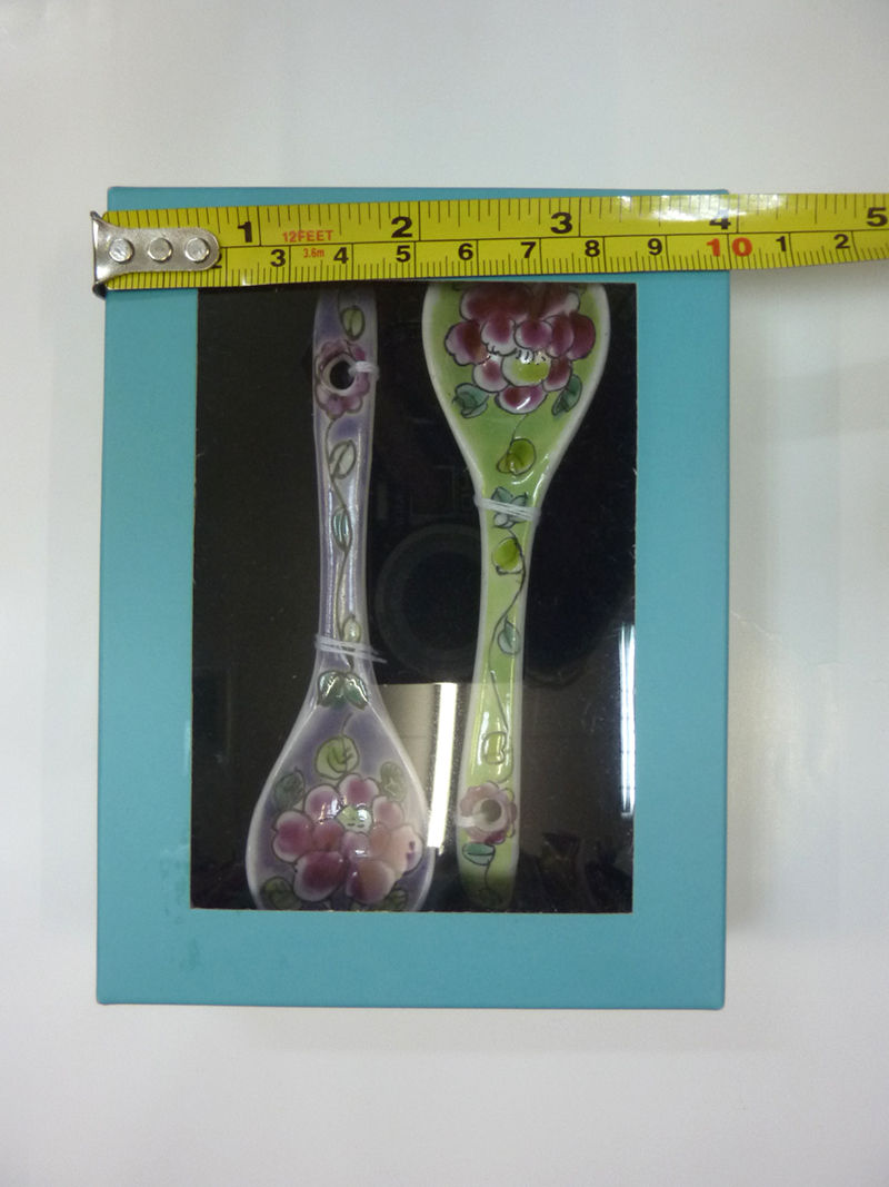 Thumbnail: Dessert Spoon 2pcs with box & card