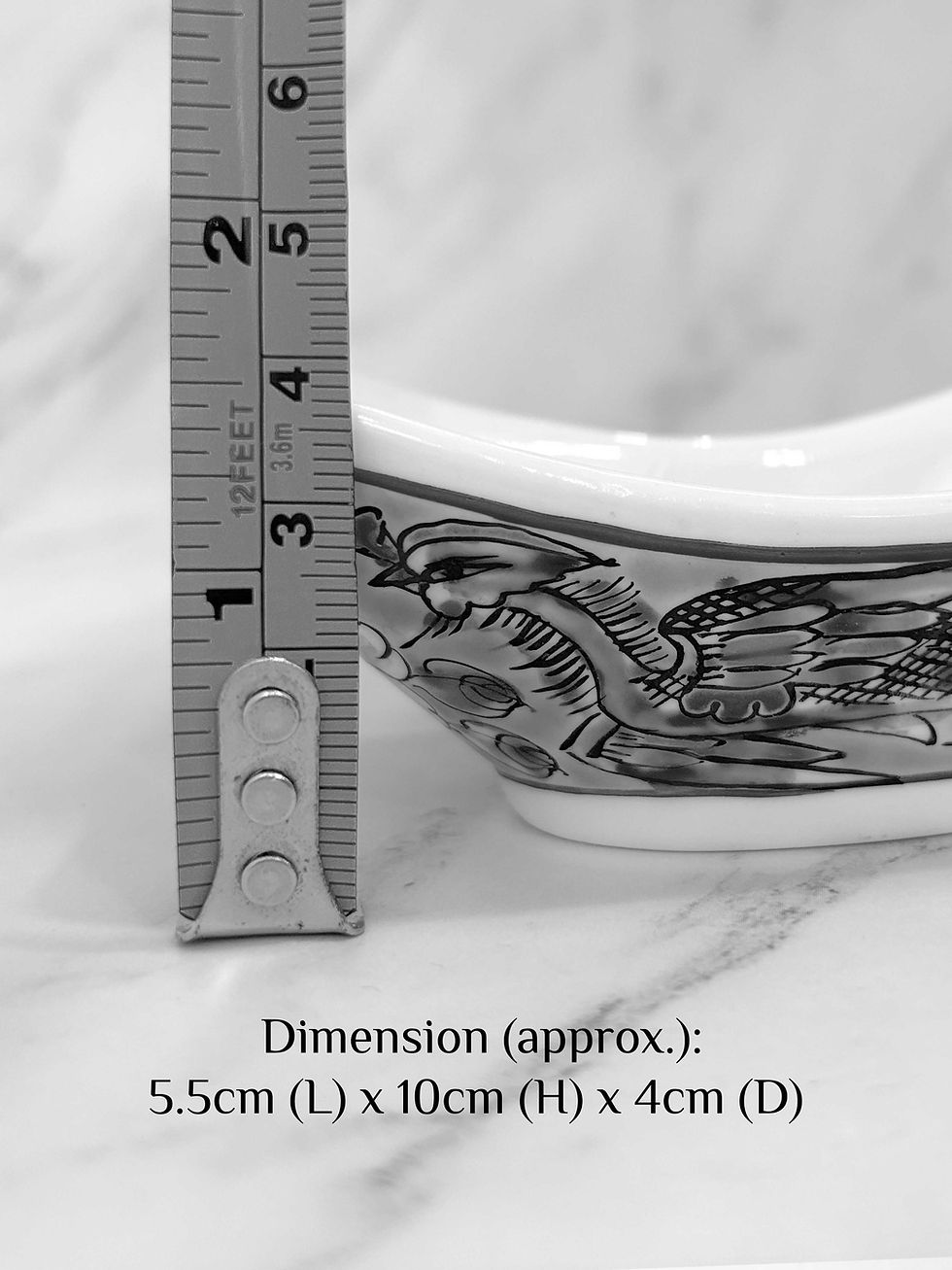 Thumbnail: Porcelain Phoenix Sauce Dish