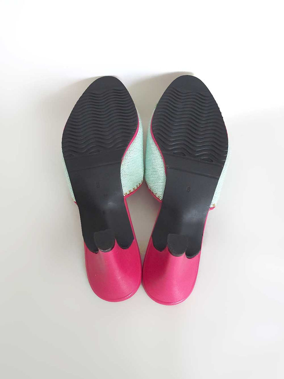 Thumbnail: Size 6 / Eur 36 / 24cm. Covered Flowers Micro Beaded Shoe on Leather