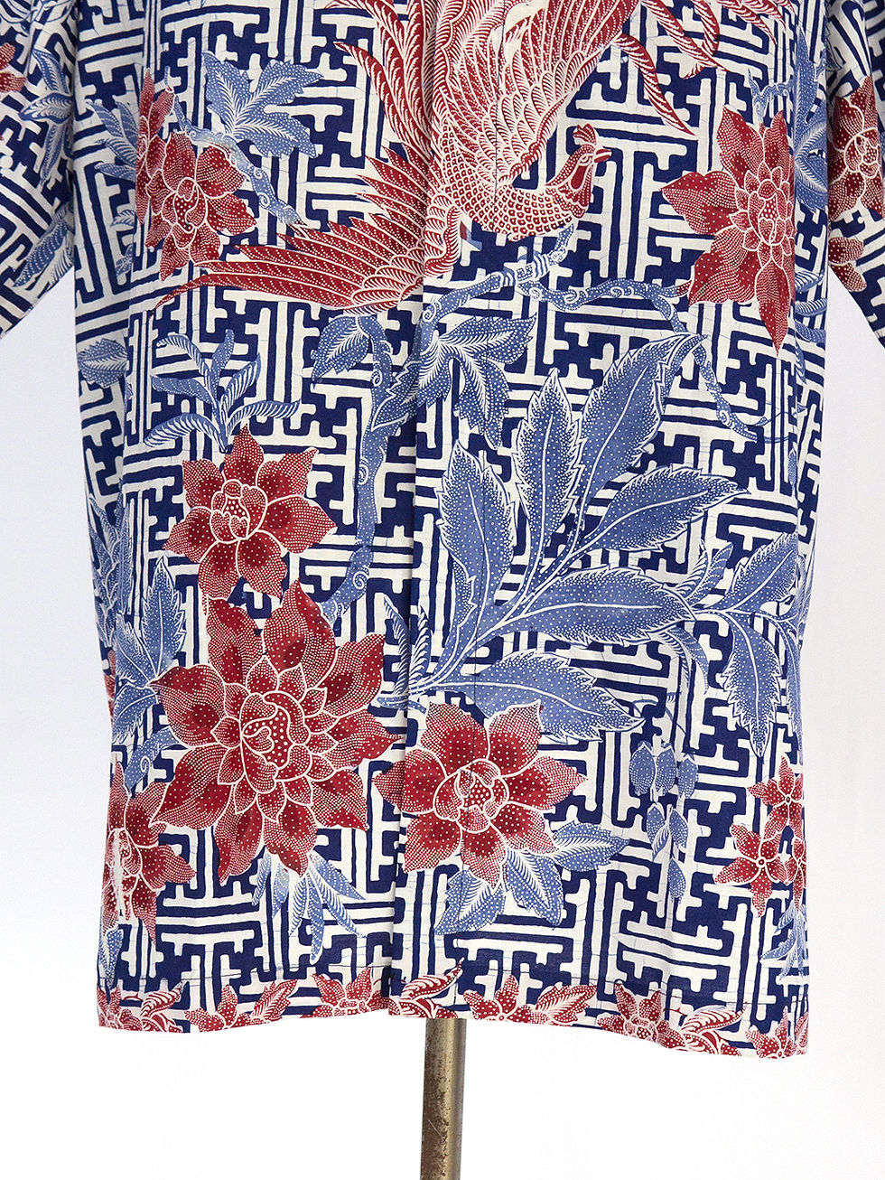 Thumbnail: SBMS: size 3XL Phoenix Banji Blue on Cotton. No lining