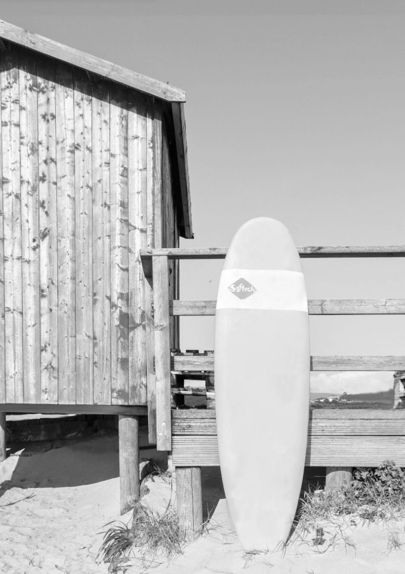 fine art print Ready to surf ByN