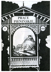 1992 - Prace Pienińskie, zeszyt 4, n. 100 egz., dodruk 100 egz.
