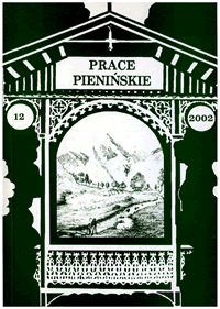 2002 - Prace Pienińskie, tom 12, n. 300 egz.
