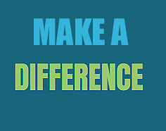 You can make a difference