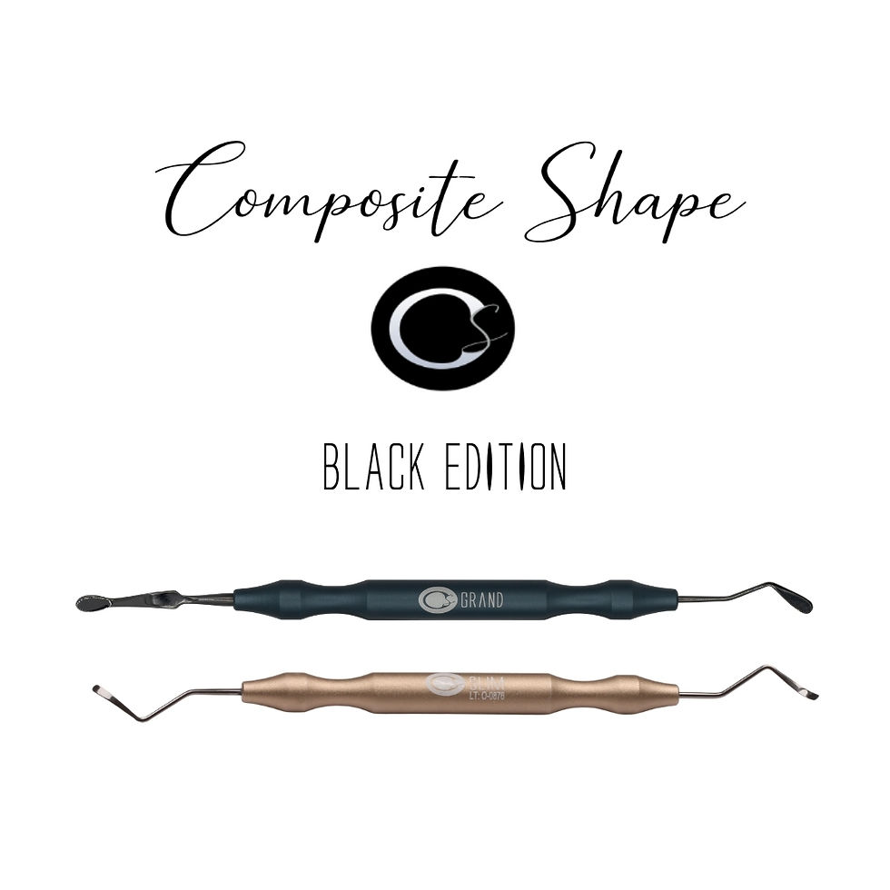 kit de espátulas Composite Shape Black Edition