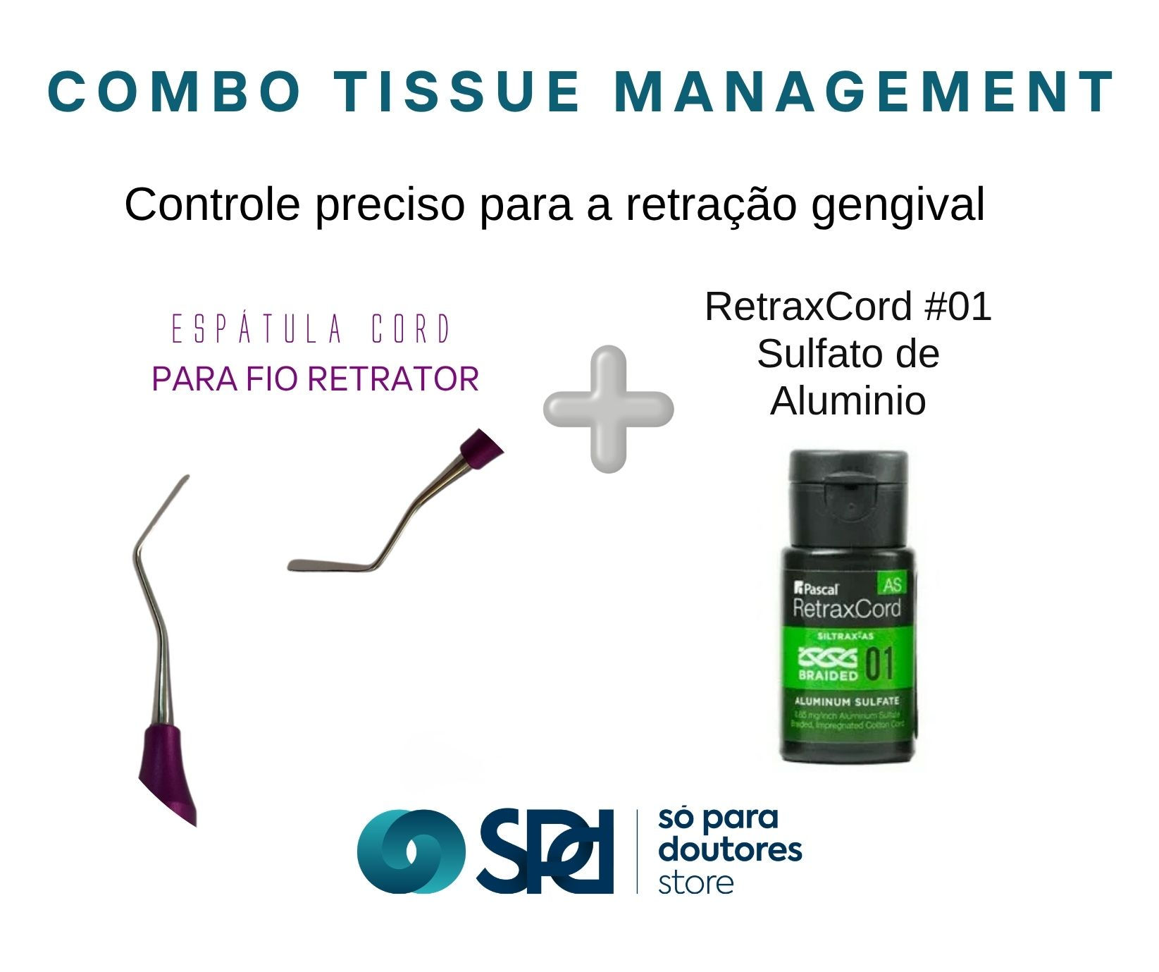Combo retração gengival e Fio RetraxCord Pascal.