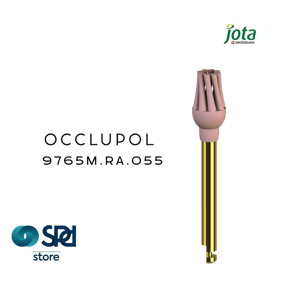 Polidor diamantado Jota Occlupol Rosa 9765M Passo 1.