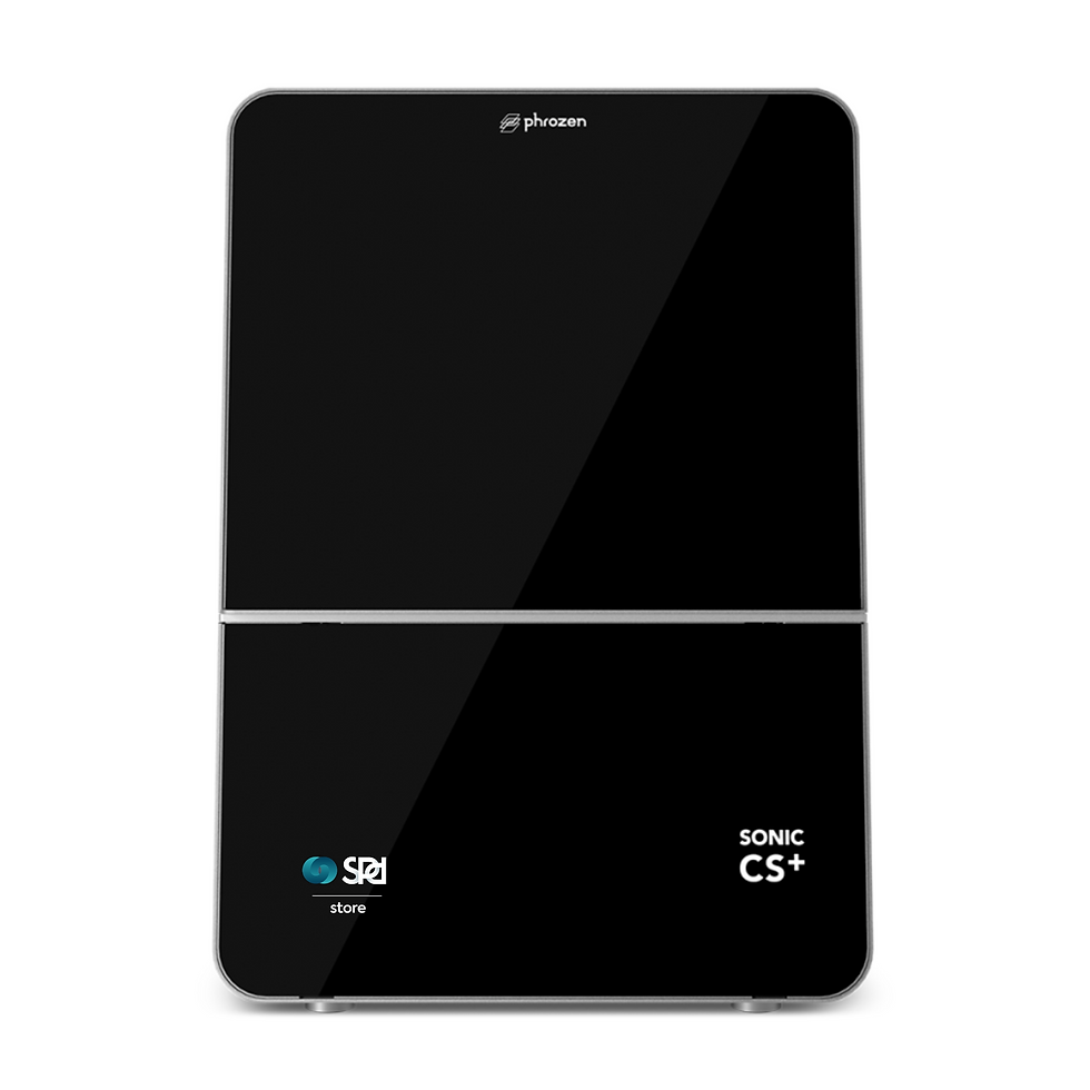 Impressora 3D odontológica Phrozen Sonic CS+ vista frontal — design moderno e compacto para clínicas.
