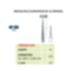 broca multilaminada jota c135 fg 014 formato chama acabamento interproximal