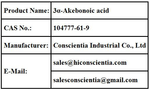 product information of 3α-Akebonoic acid CAS 104777-61-9