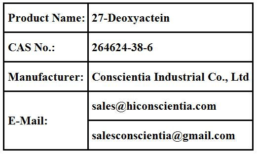 product information of 27-Deoxyactein CAS 264624-38-6