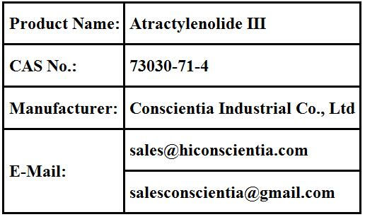 product information of Atractylenolide III CAS 73030-71-4