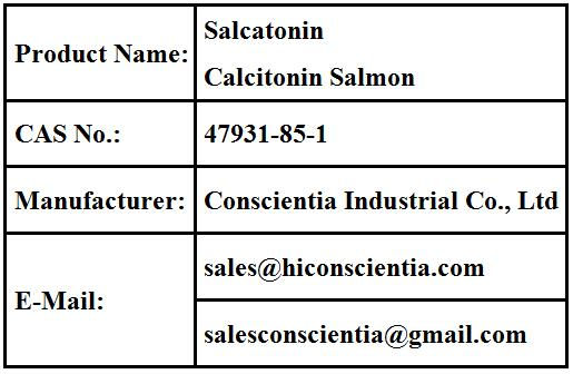 product information of Calcitonin Salmon CAS 47931-85-1