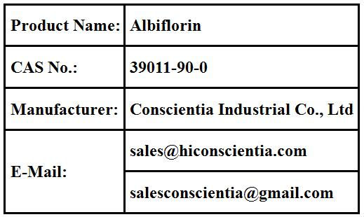 product information of Albiflorin CAS 39011-90-0