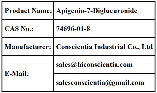 product information of Apigenin-7-Diglucuronide CAS 74696-01-8