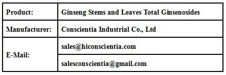 Ginseng Stems and Leaves Total Ginsenosides