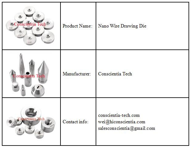 Nano Wire Drawing Die