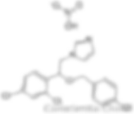 CAS 24169-02-6 Econazole Nitrate Molecular Structure - Conscientia Industrial