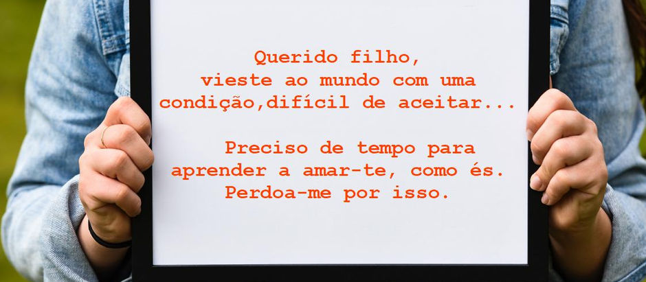 Dilema de muitos pais: reconhecer a dificuldade de aceitar.