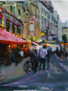 37Calle de Paris 38x61 Oleo Stela.JPG