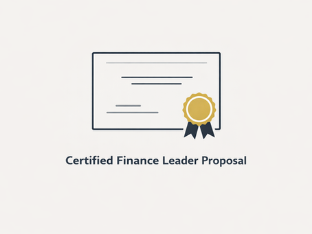 Certified Financial Leader (CFL) Proposal 