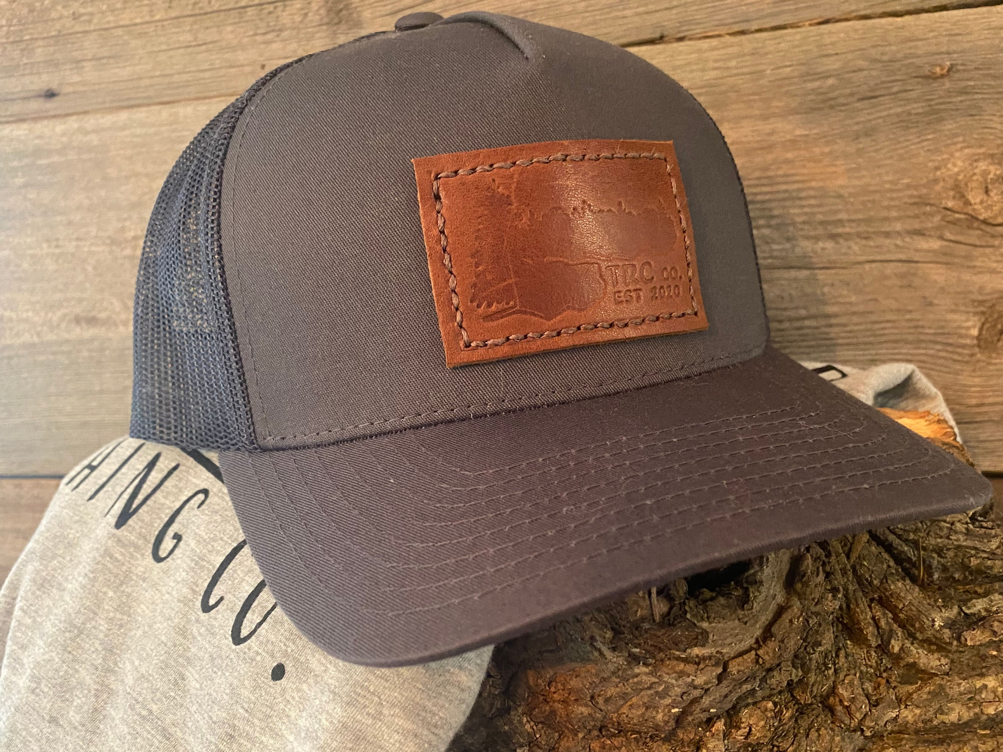 TRC Co. Leather Patch Ball Hat - Lrg. Rectangular patch