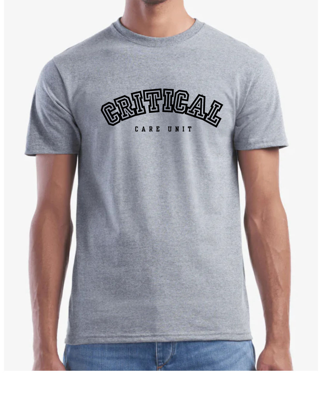 Critical Care College Font Tee