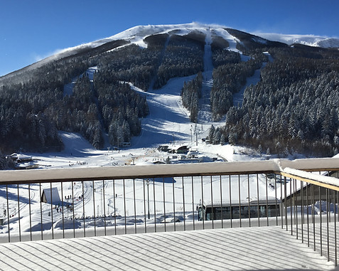 The Bjelasnica Olympic Ski Resort during winter